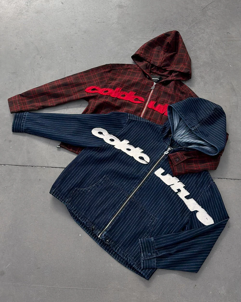 MEMPHIS HOODED SHIRT BLUE DENIM - Image 10