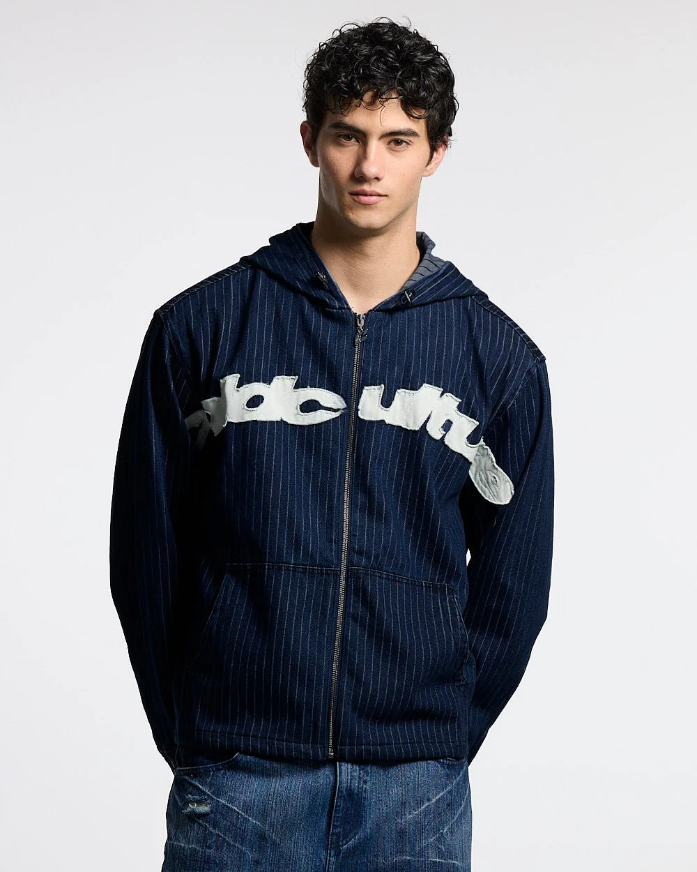 MEMPHIS HOODED SHIRT BLUE DENIM - Image 2
