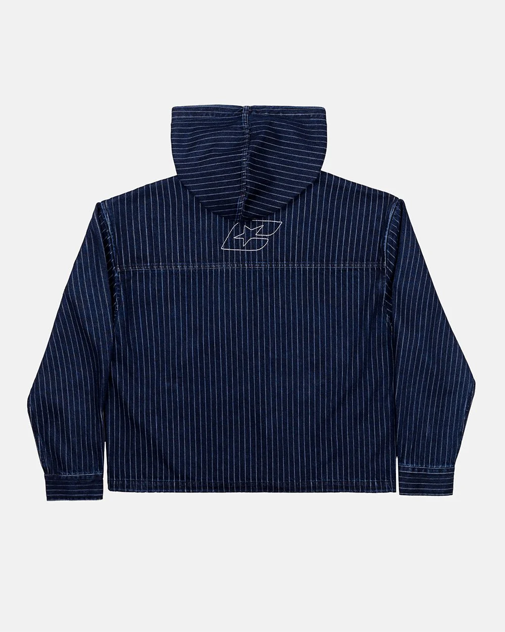 MEMPHIS HOODED SHIRT BLUE DENIM - Image 3