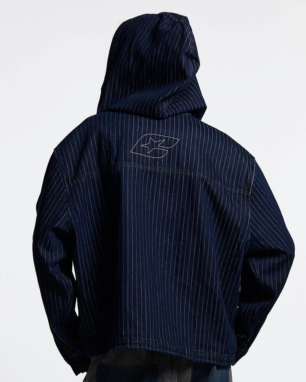 MEMPHIS HOODED SHIRT BLUE DENIM - Image 6