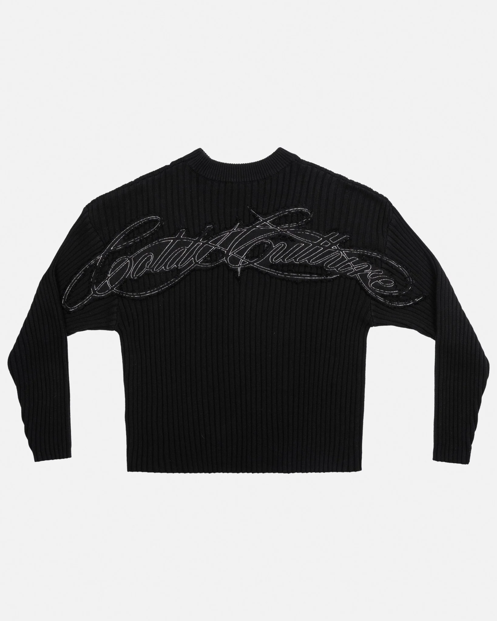 MESSY KNIT BLACK - Image 2