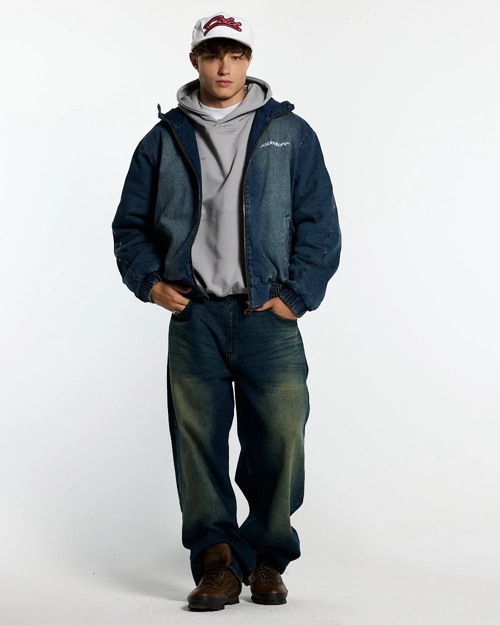 MIKE HOODED JACKET DENIM - Image 4