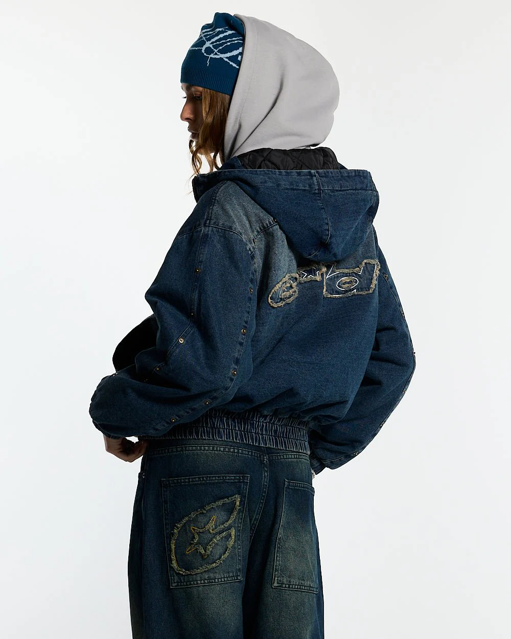 MIKE HOODED JACKET DENIM - Image 5