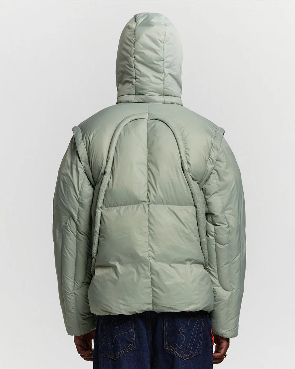 MULTIFUNCTIONAL PUFFER JACKET PISTACHIO GREEN - Image 5