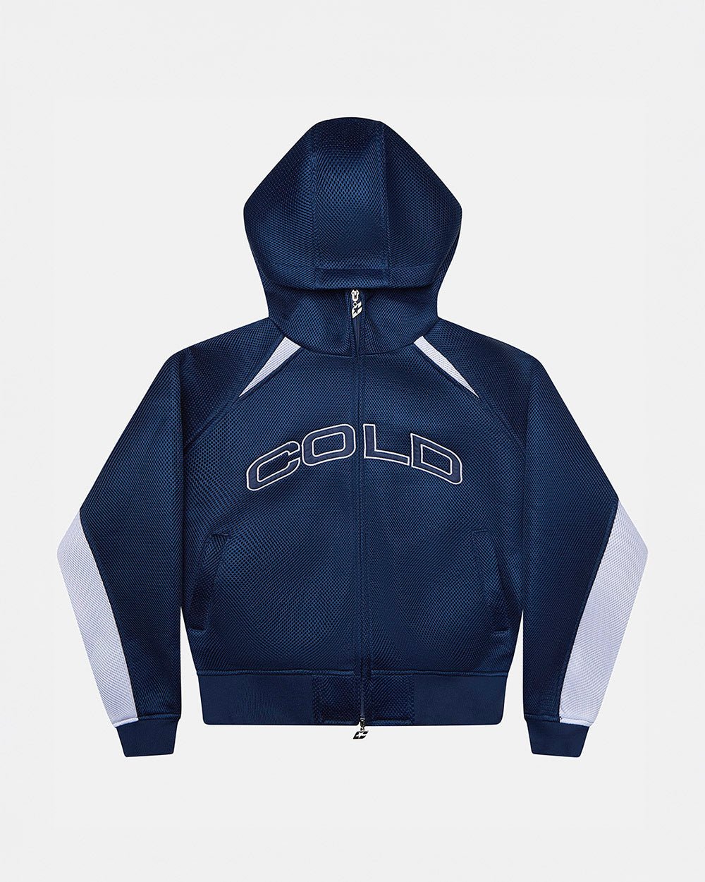 NEO ZIP JACKET WHITE & BLUE - Image 2