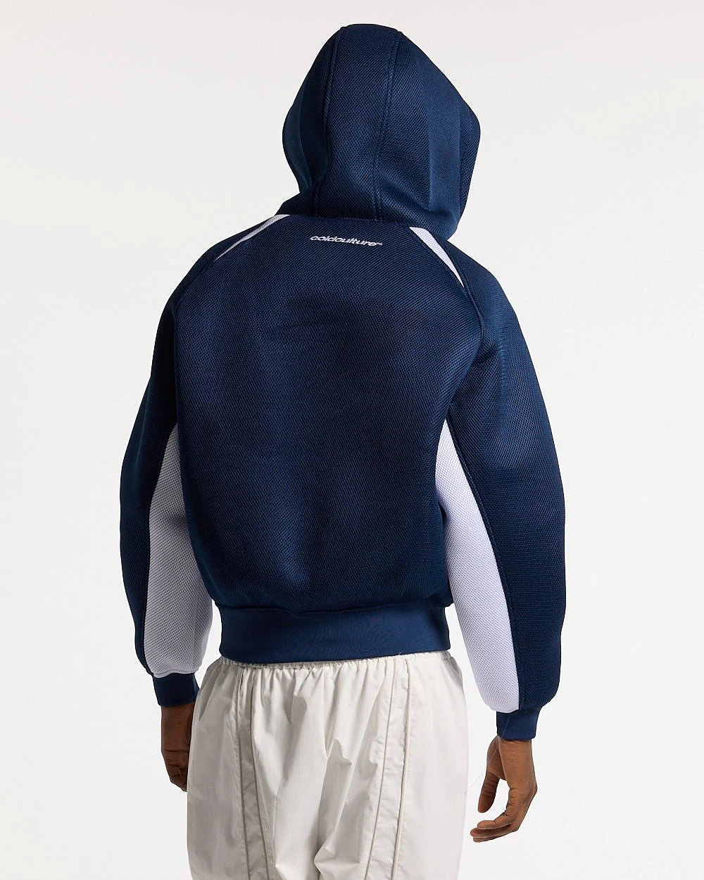 NEO ZIP JACKET WHITE & BLUE - Image 3