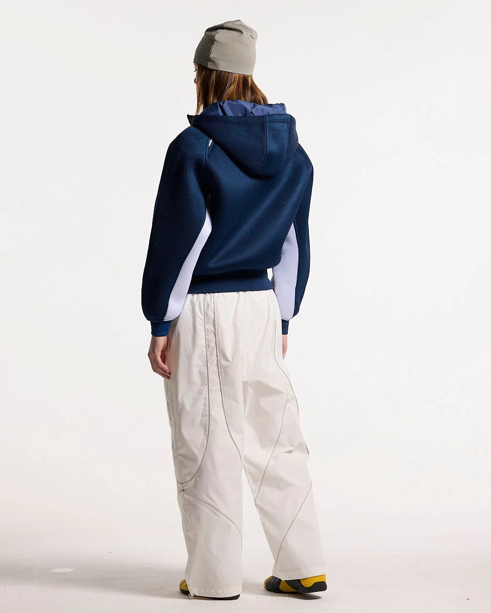 NEO ZIP JACKET WHITE & BLUE - Image 6