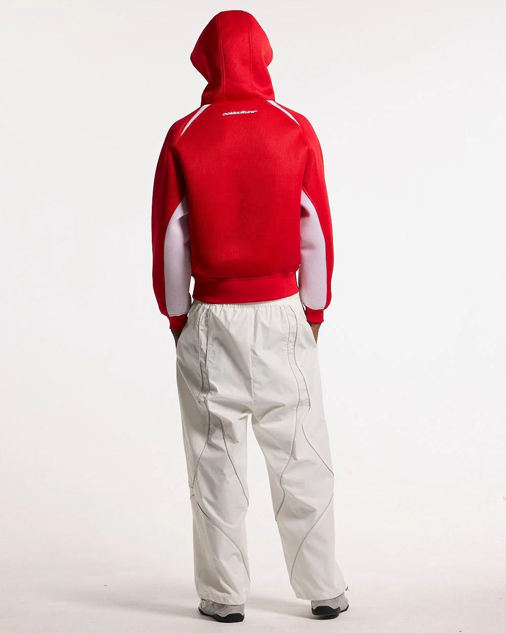 NEO ZIP JACKET WHITE & RED - Image 4