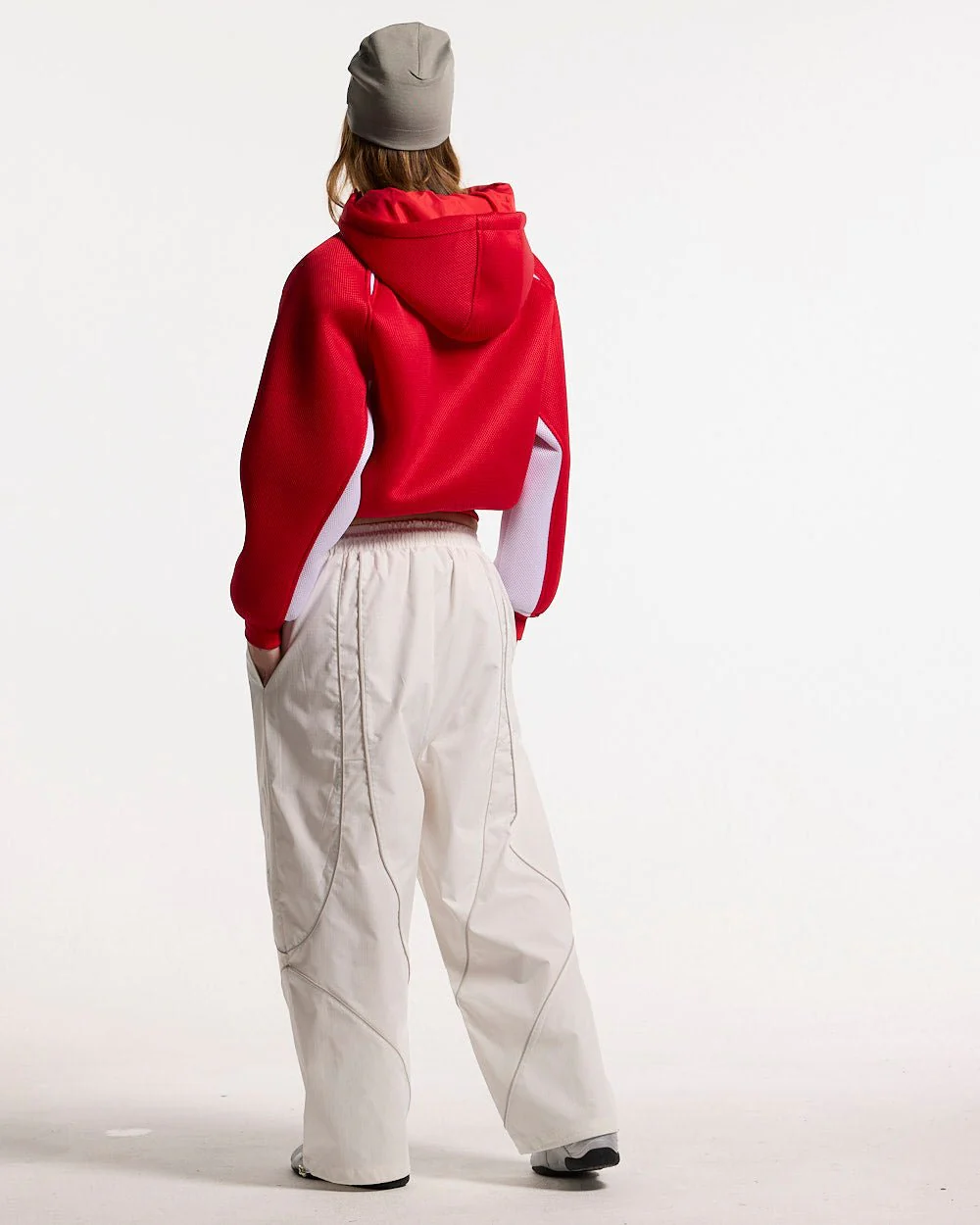 NEO ZIP JACKET WHITE & RED - Image 6
