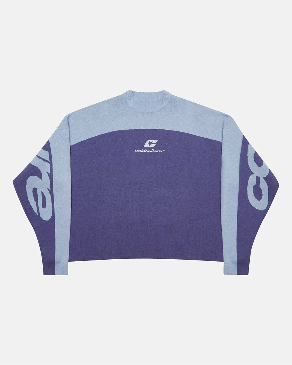 CURVED KNIT BLUE - Image 2