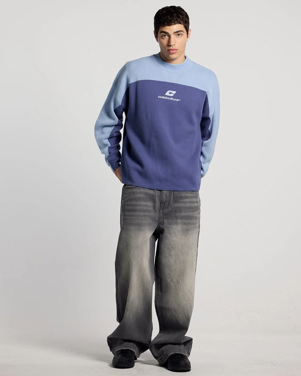 CURVED KNIT BLUE - Image 4