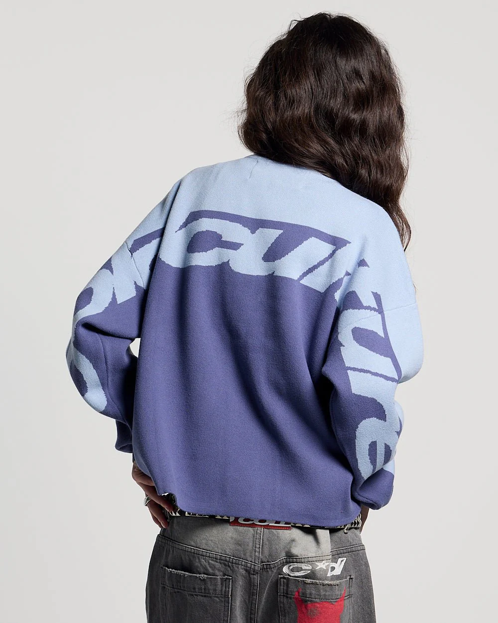 CURVED KNIT BLUE - Image 5