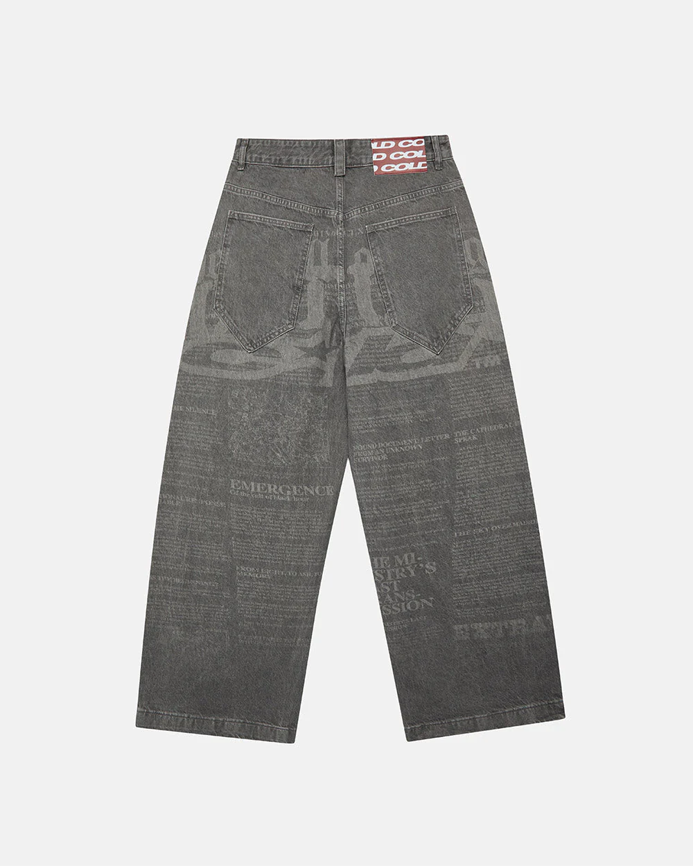 NEWSPAPER V3 PANTS  GREY - Image 2