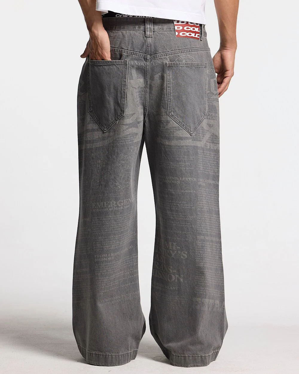 NEWSPAPER V3 PANTS  GREY - Image 7