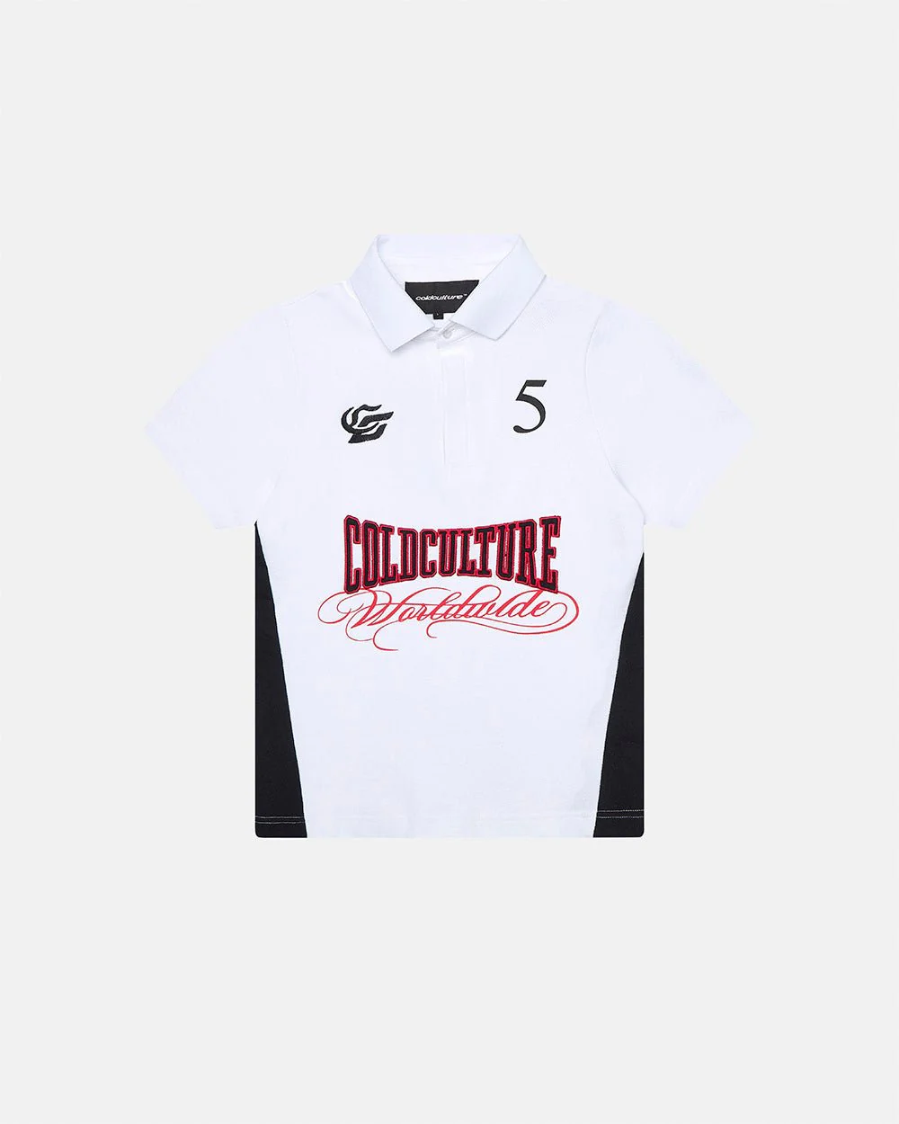 NIA SET POLO WHITE & BLACK - Image 2