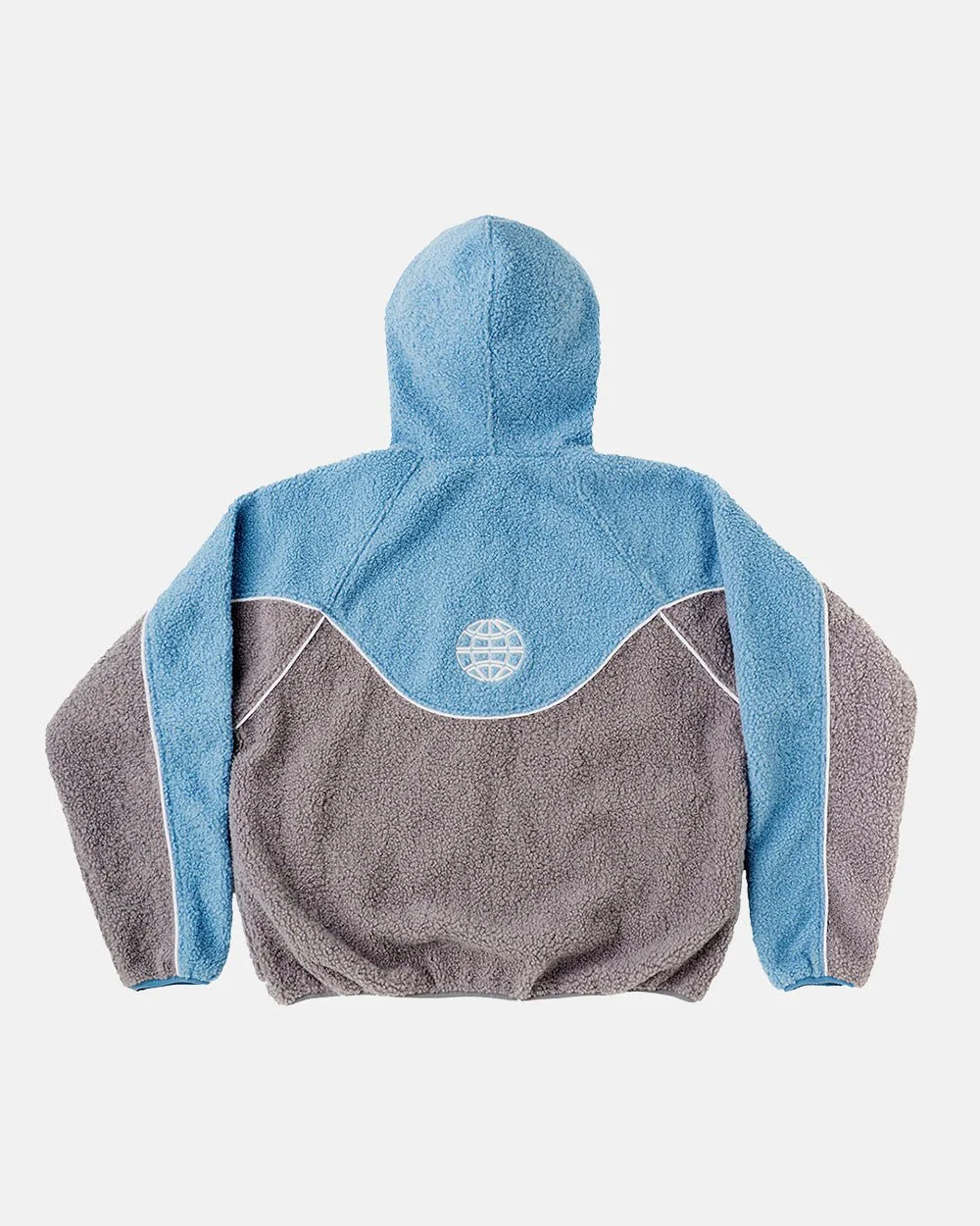 NO RISK FLEECE JACKET STONE GREY/STERLING BLUE - Image 2