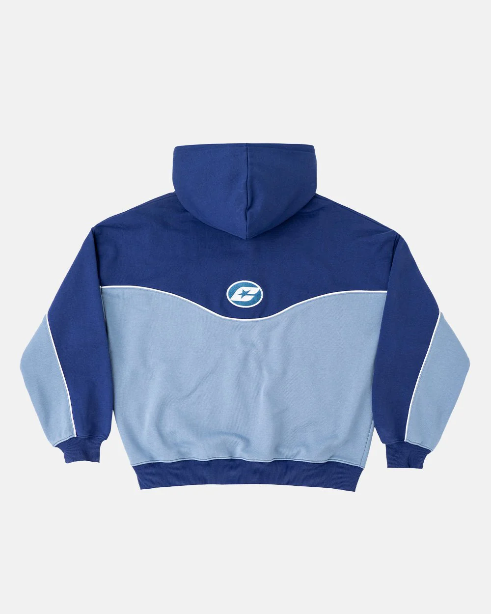 NO RISK ZIP HOODIE BLUE SCALE - Image 3