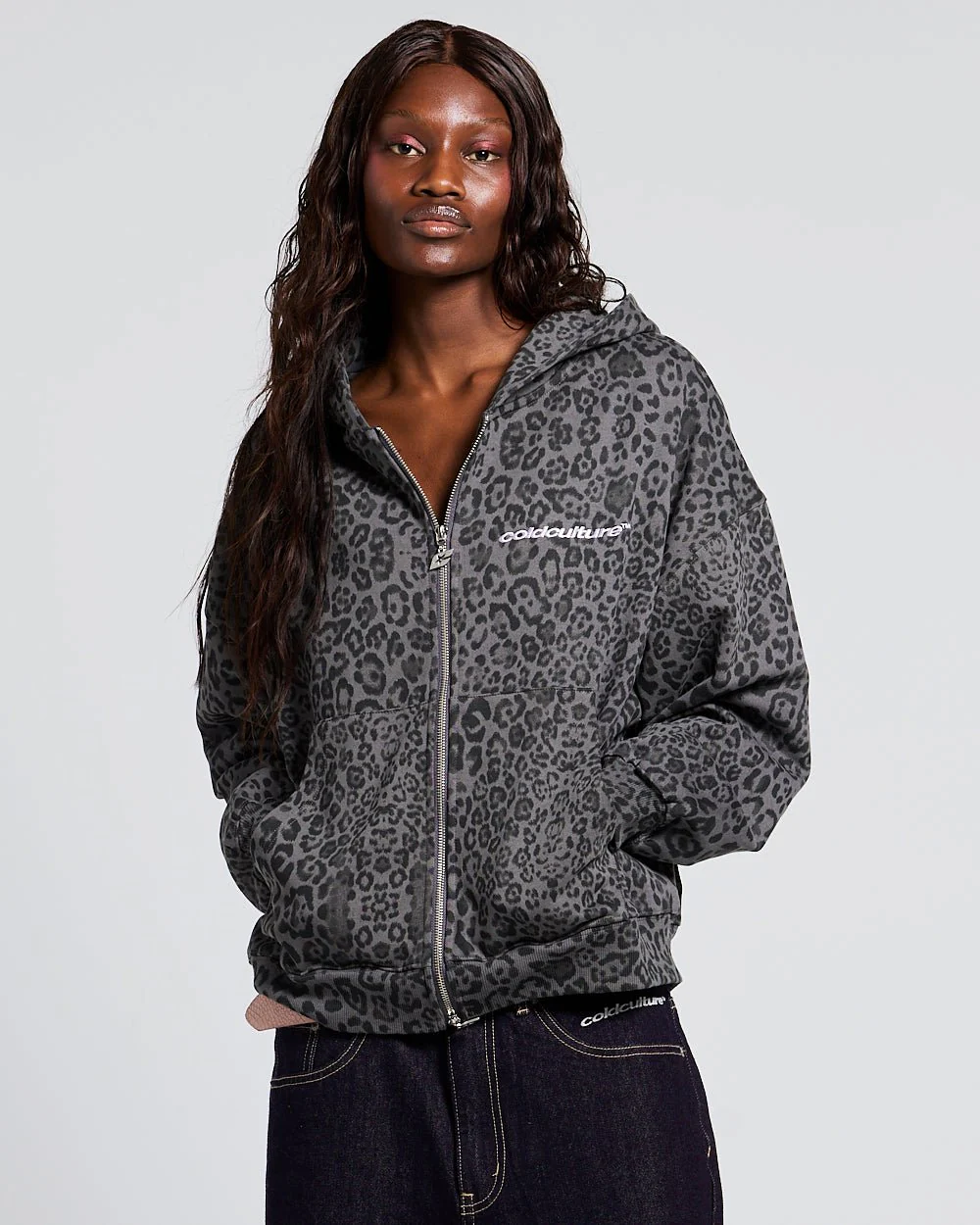 NOCTURNE BEAST ZIP HOODIE DARK GREY - Image 5