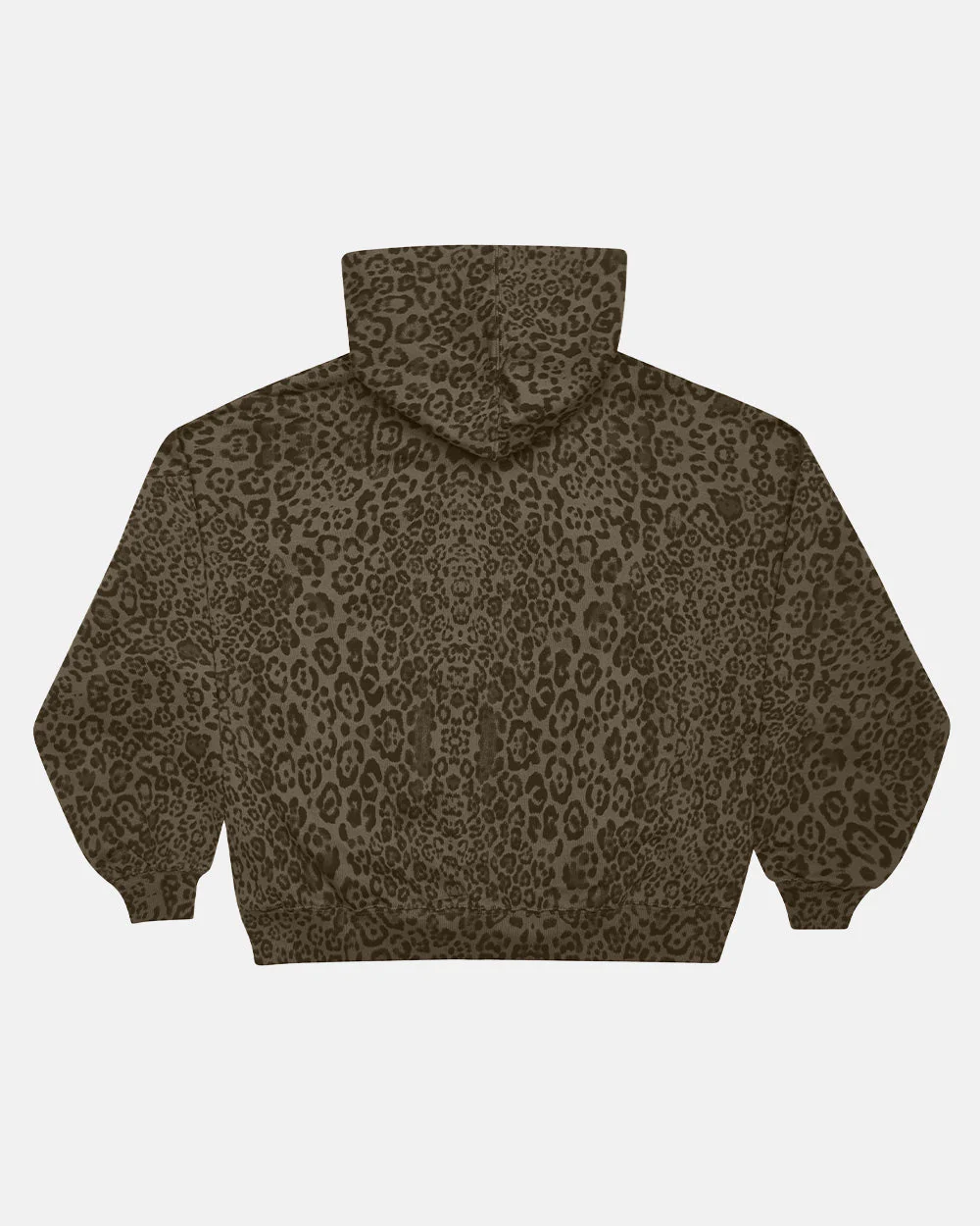 NOCTURNE BEAST ZIP HOODIE BROWN - Image 3