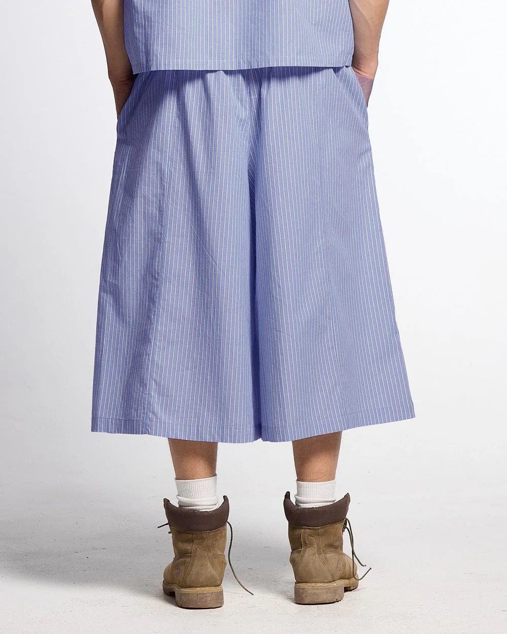 OFFICE SCRIPT SHORTS BLUE - Image 3