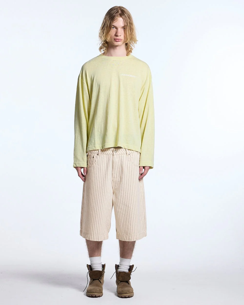 OLD SOUL LONGSLEEVE PALE YELLOW - Image 4