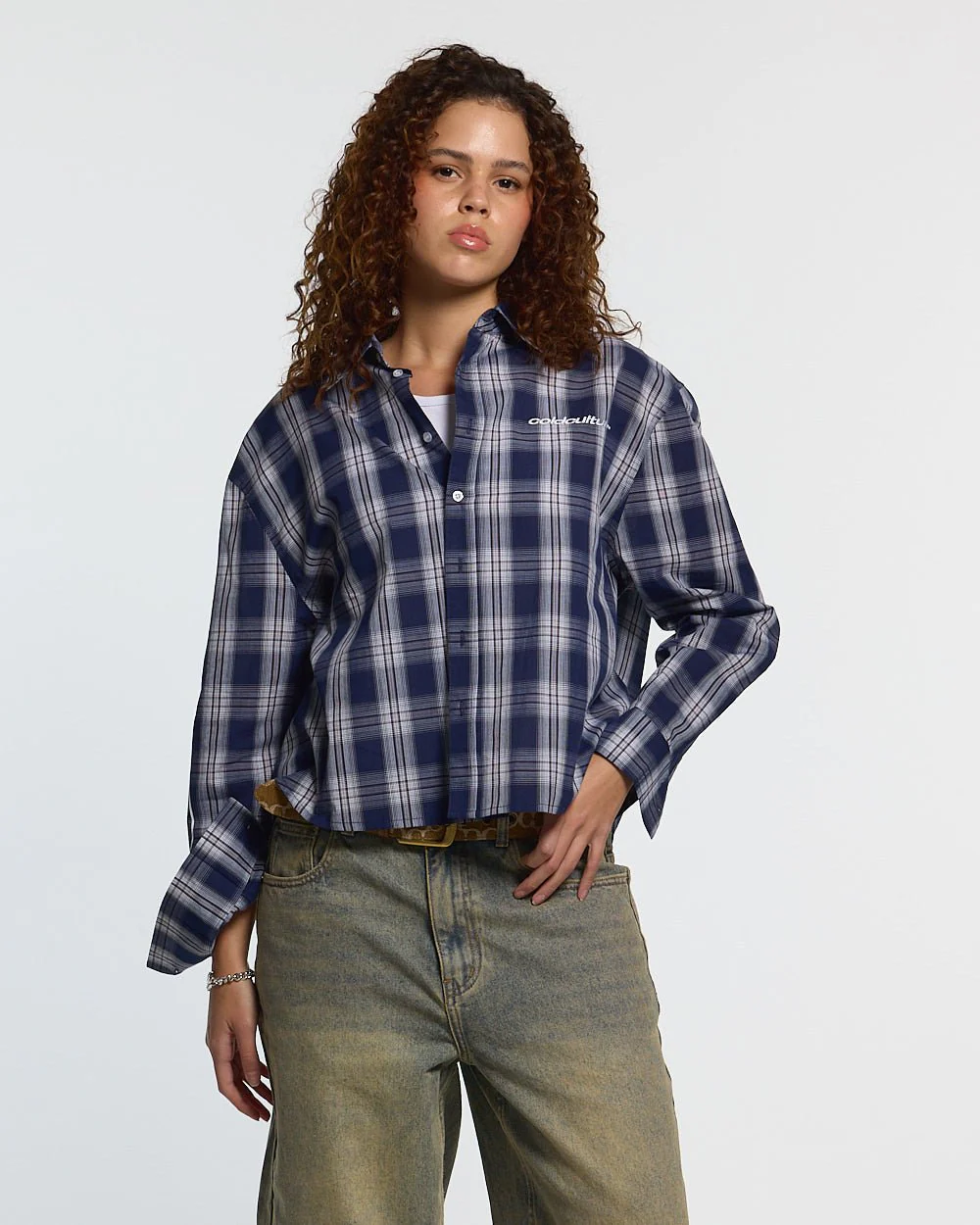 ON MY WAY LONGSLEEVE SHIRT BLUE - Image 2