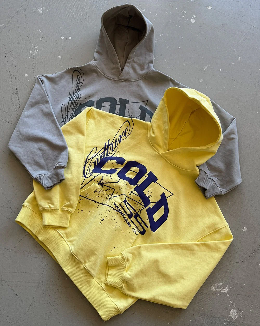 ON ROAD HOODIE YELLOW & BLUE - Image 7