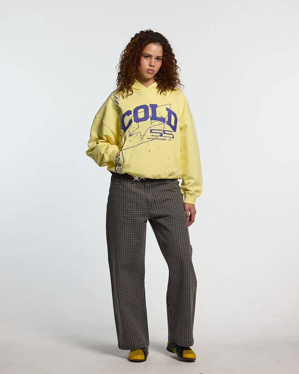 ON ROAD HOODIE YELLOW & BLUE - Image 5