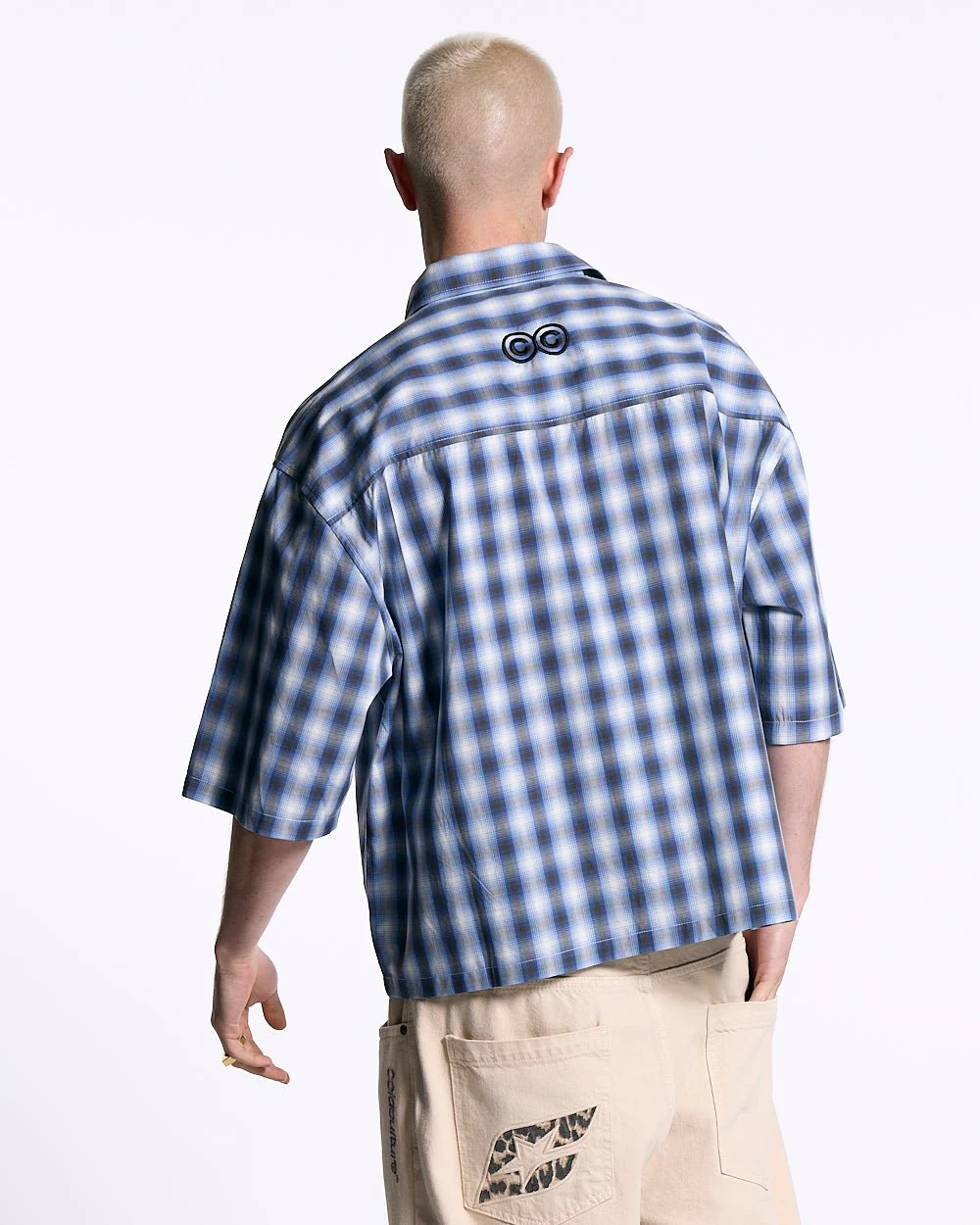 ONE POCKET SHIRT BLURRED BLUE - Image 4
