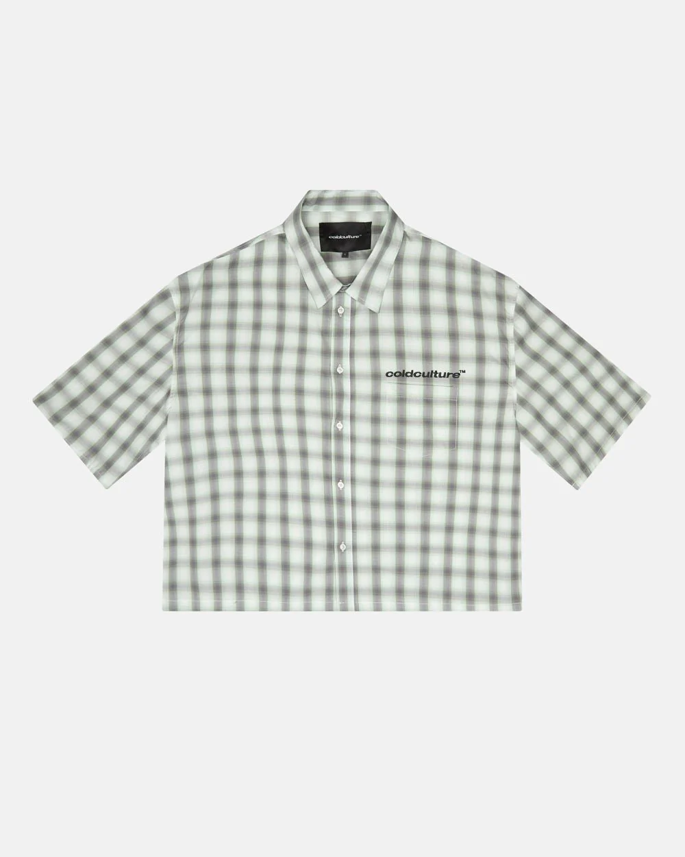 ONE POCKET SHIRT BLURRED GREEN