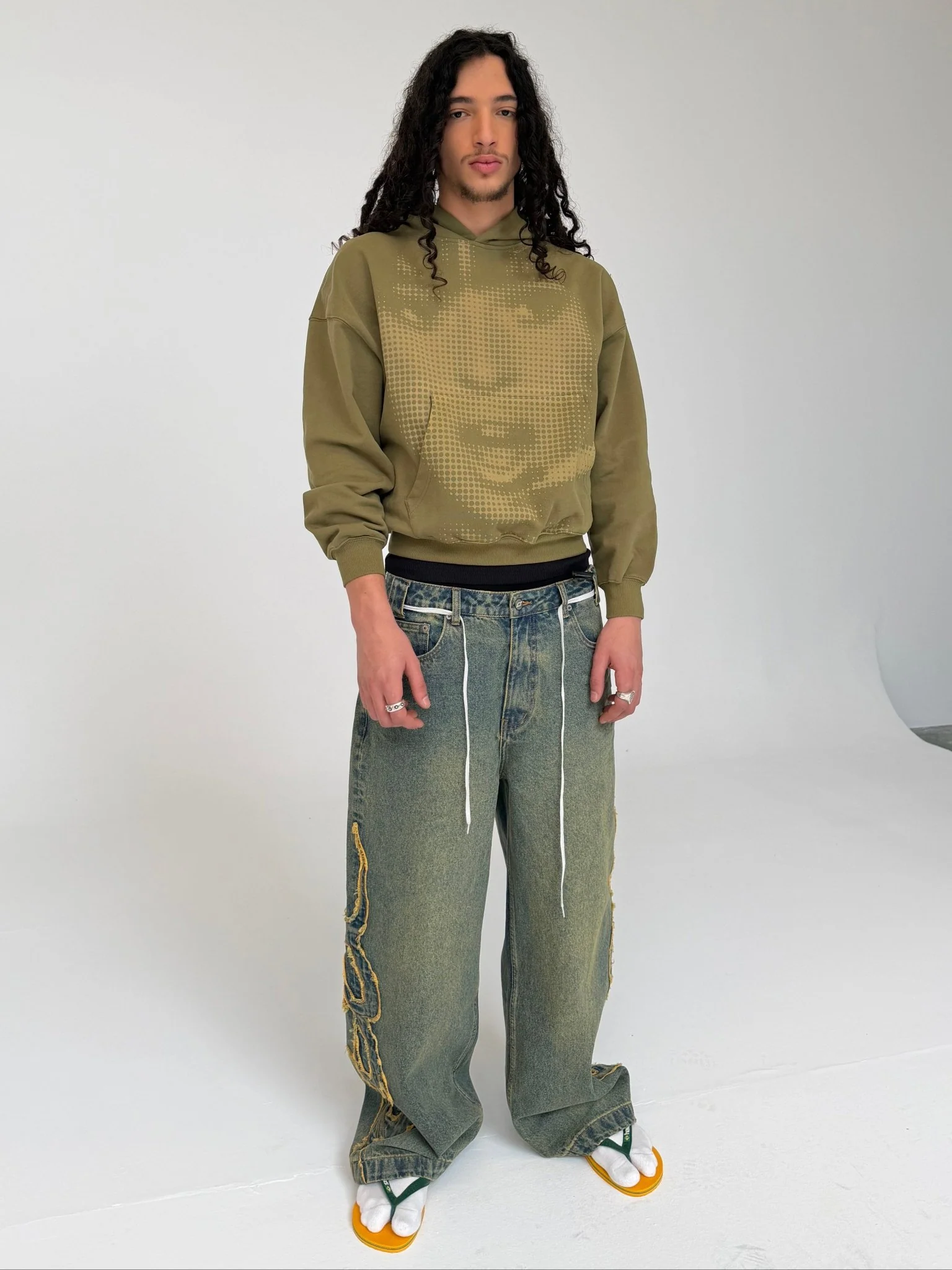 OOPS! HOODIE DARK GREEN - Image 7