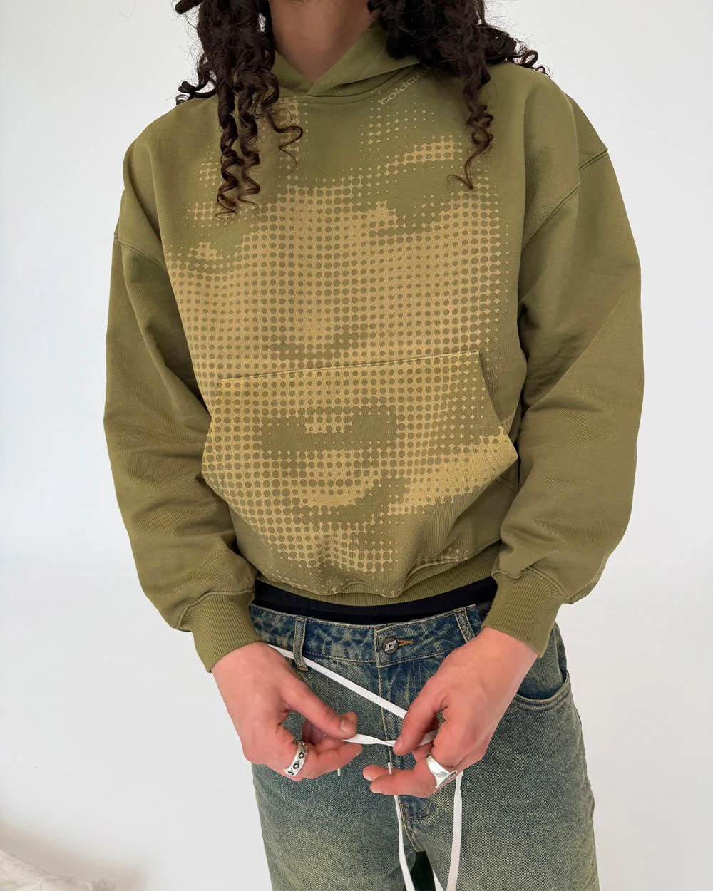 OOPS! HOODIE DARK GREEN - Image 8