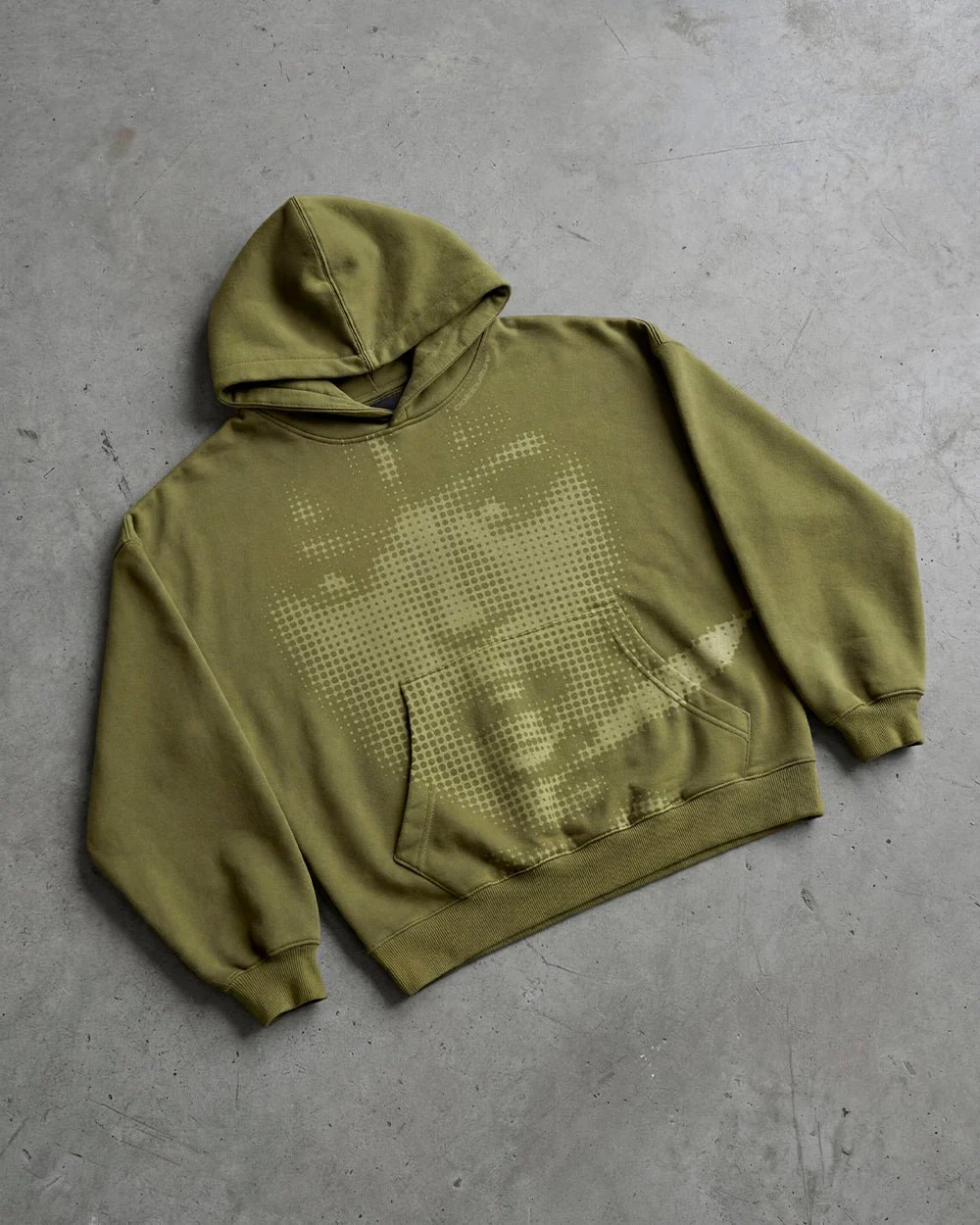 OOPS! HOODIE DARK GREEN - Image 9