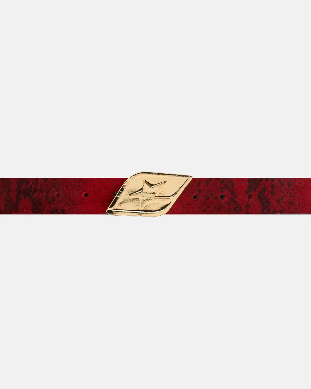 ORIGINAL LEATHER BELT RED SNAKE - Image 3