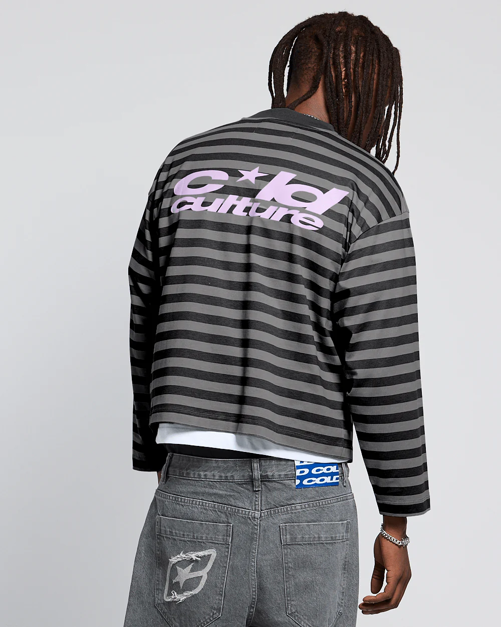 PARDON ME LONGSLEEVE BLACK & GREY - Image 2