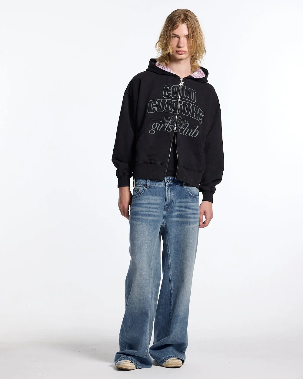 PERFECT SCRIPT PANTS BLUE DENIM - Image 8