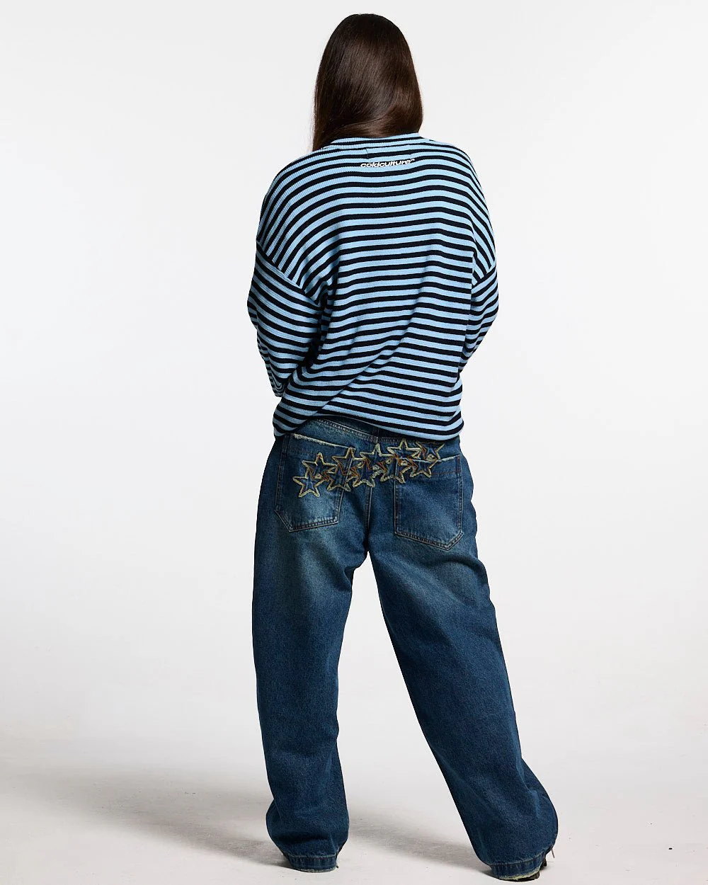PHARREL LONGSLEEVE DARK & LIGHT BLUE - Image 7