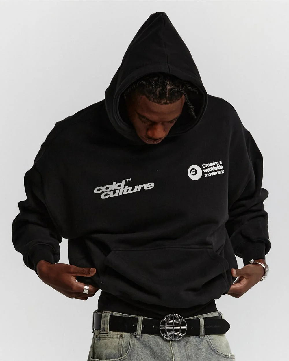 PLAYING HORSE HOODIE BLACK - Image 4
