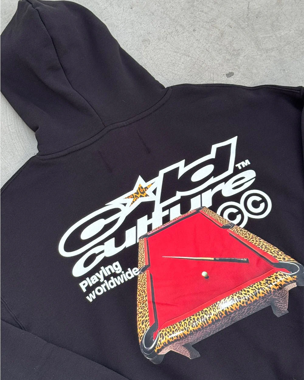 PLAYING WORLDWIDE HOODIE BLACK - Image 7