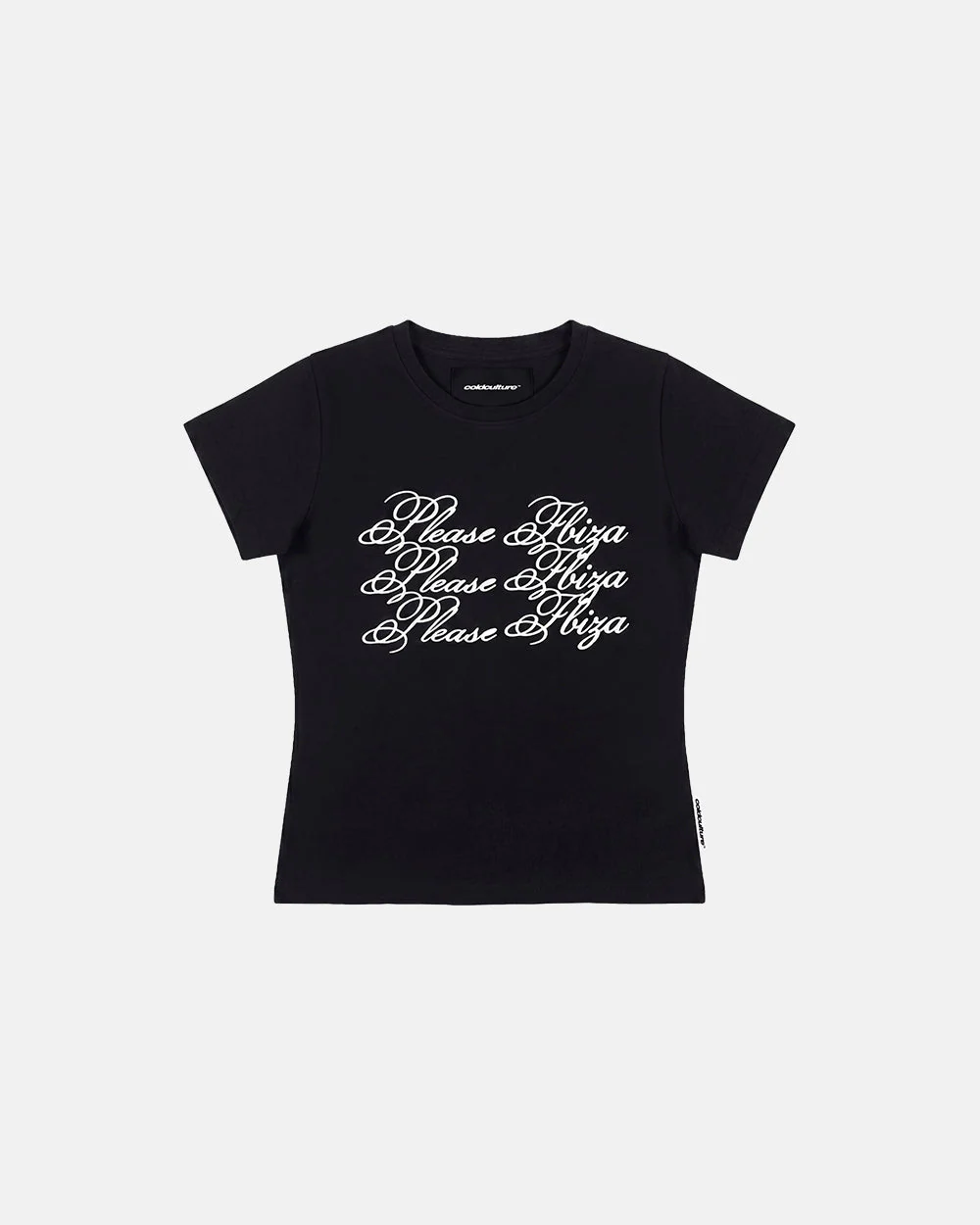 PLEASE IBIZA BABY TEE BLACK - Image 2