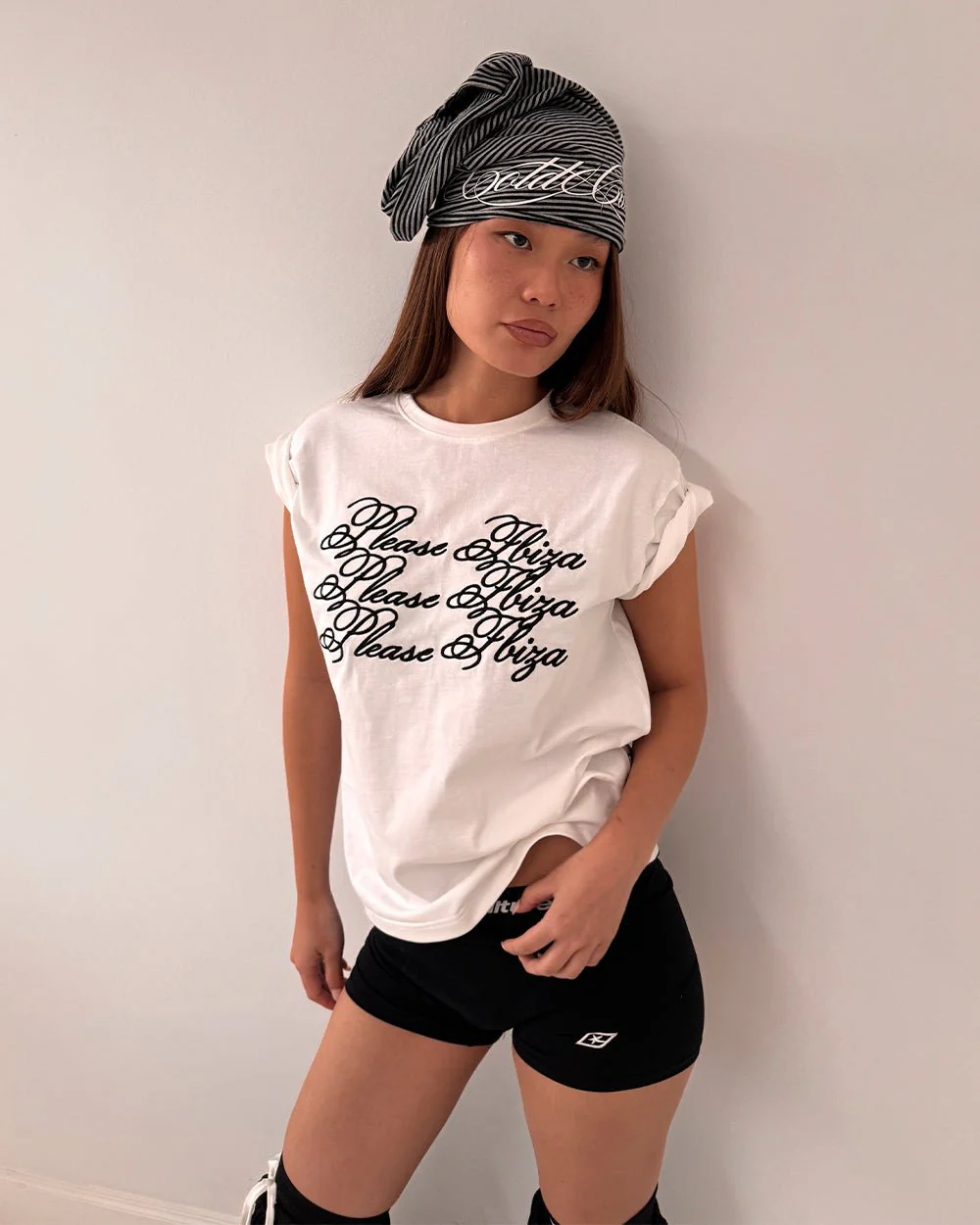 PLEASE IBIZA REGULAR TEE WHITE - Image 8