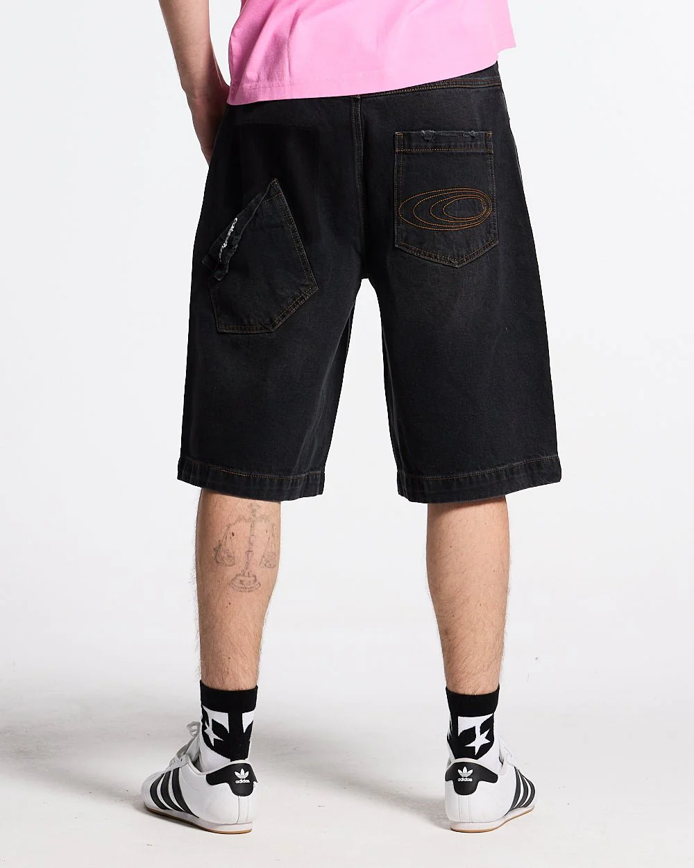 POCKET KO SHORTS BLACK DENIM - Image 3