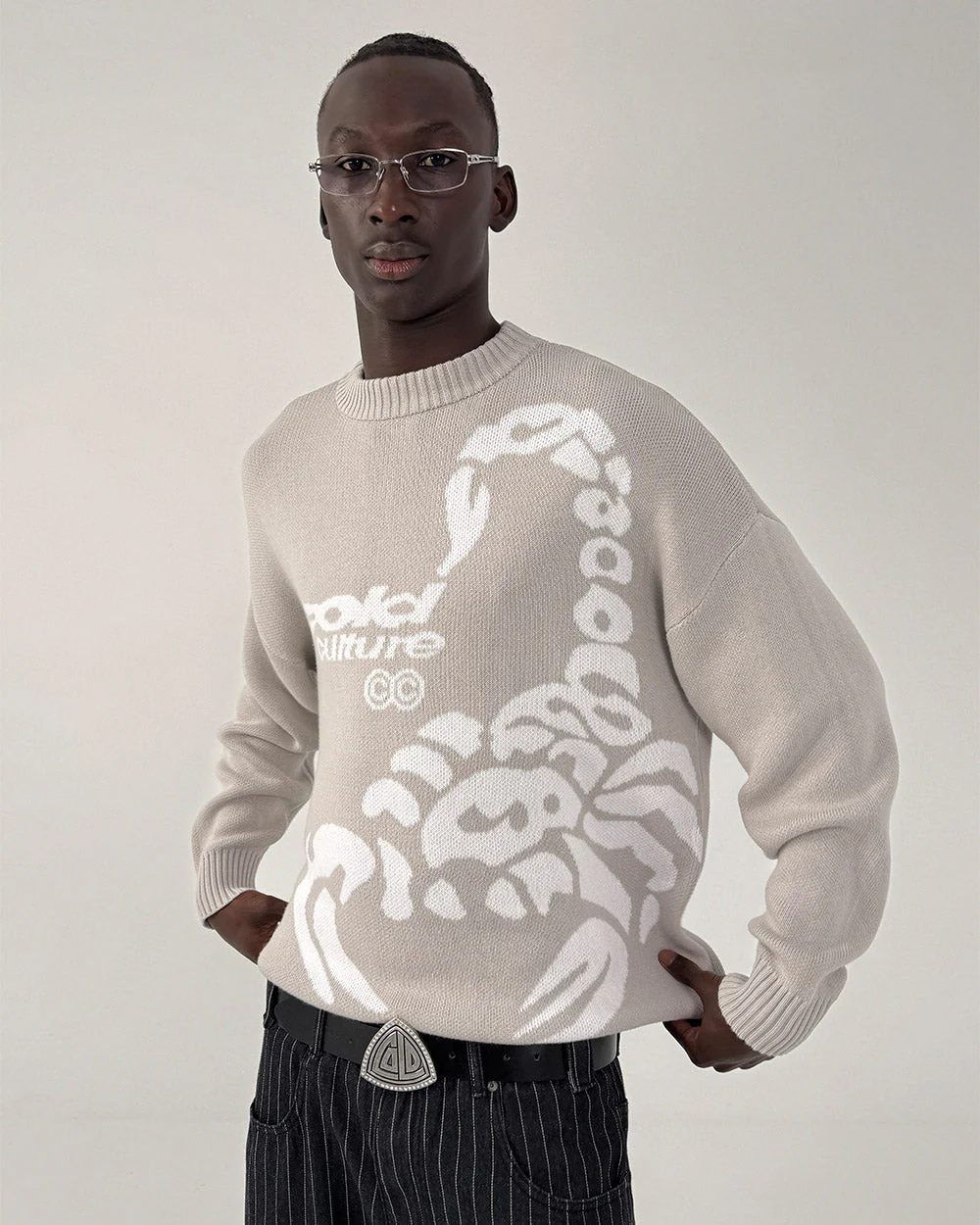 POISON KNIT COOL GREY - Image 7