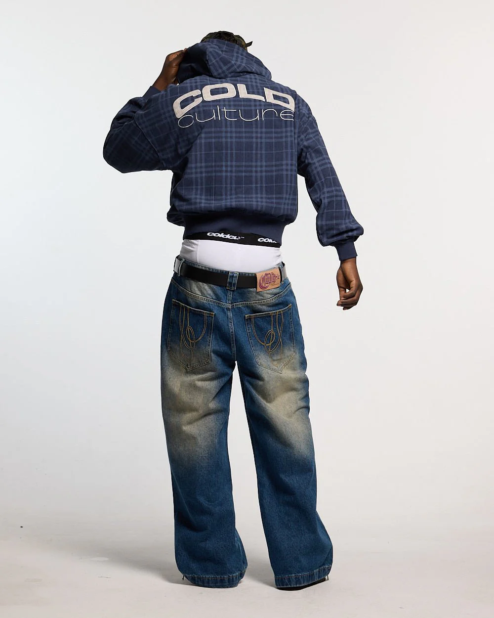 POSH ZIP HOODIE NAVY - Image 4