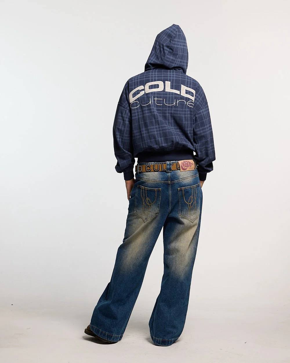 POSH ZIP HOODIE NAVY - Image 9