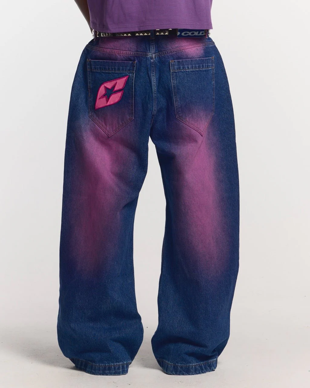 PRECIOUS V3 PANTS BLUE & PINK - Image 2