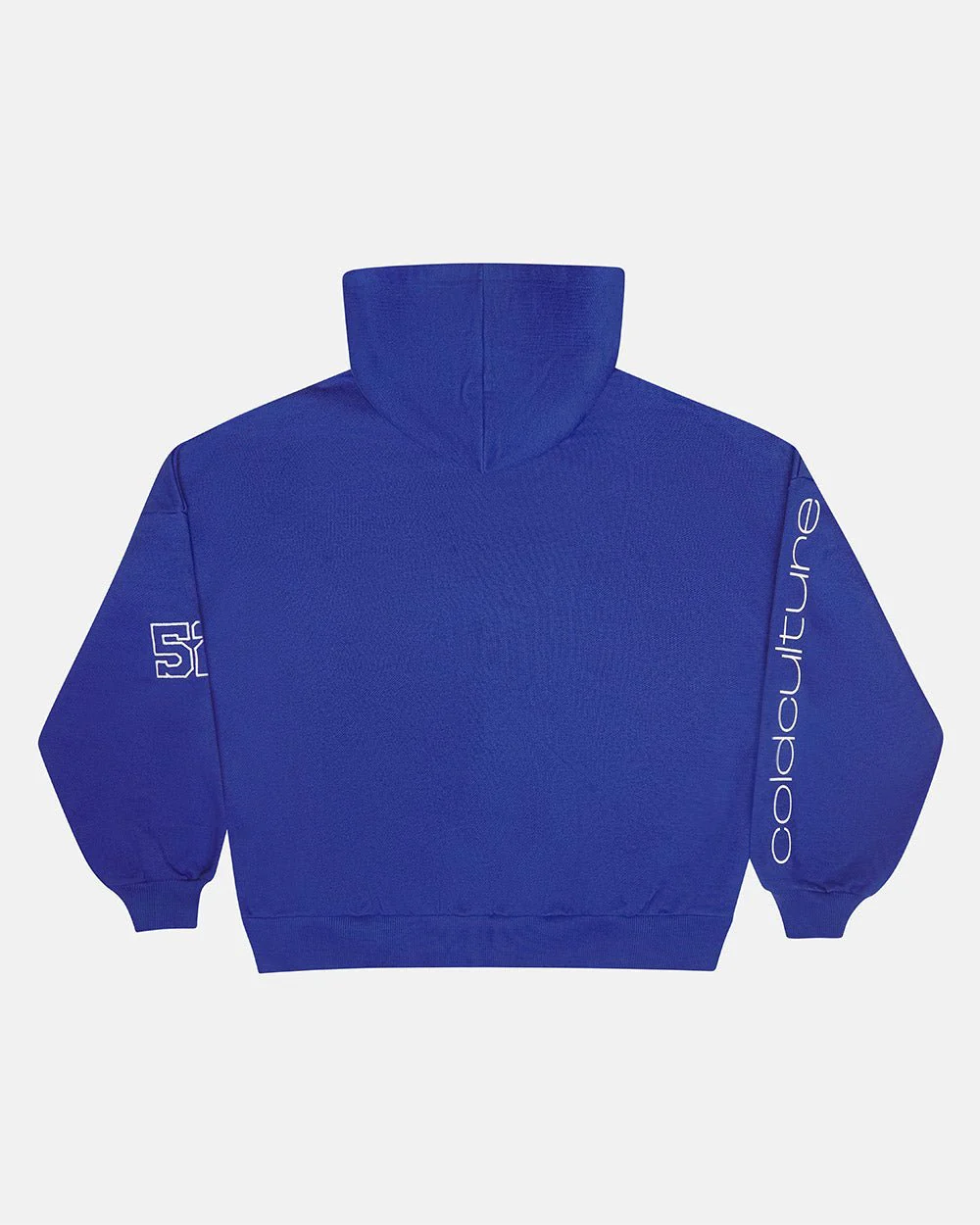 PRESTIGE ZIP HOODIE BLUE & WHITE - Image 3