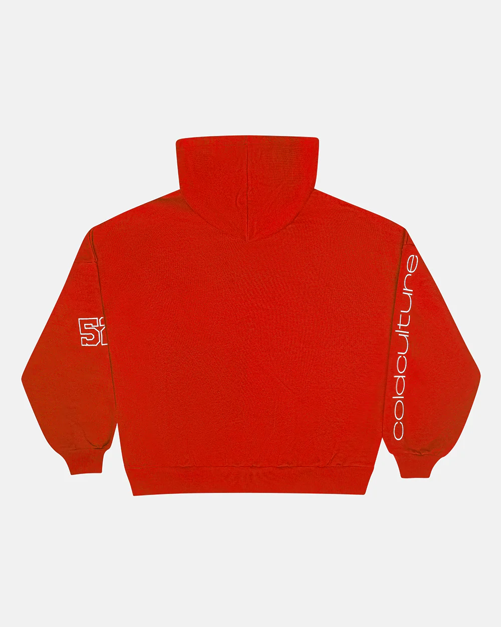 PRESTIGE ZIP HOODIE RED & WHITE - Image 3
