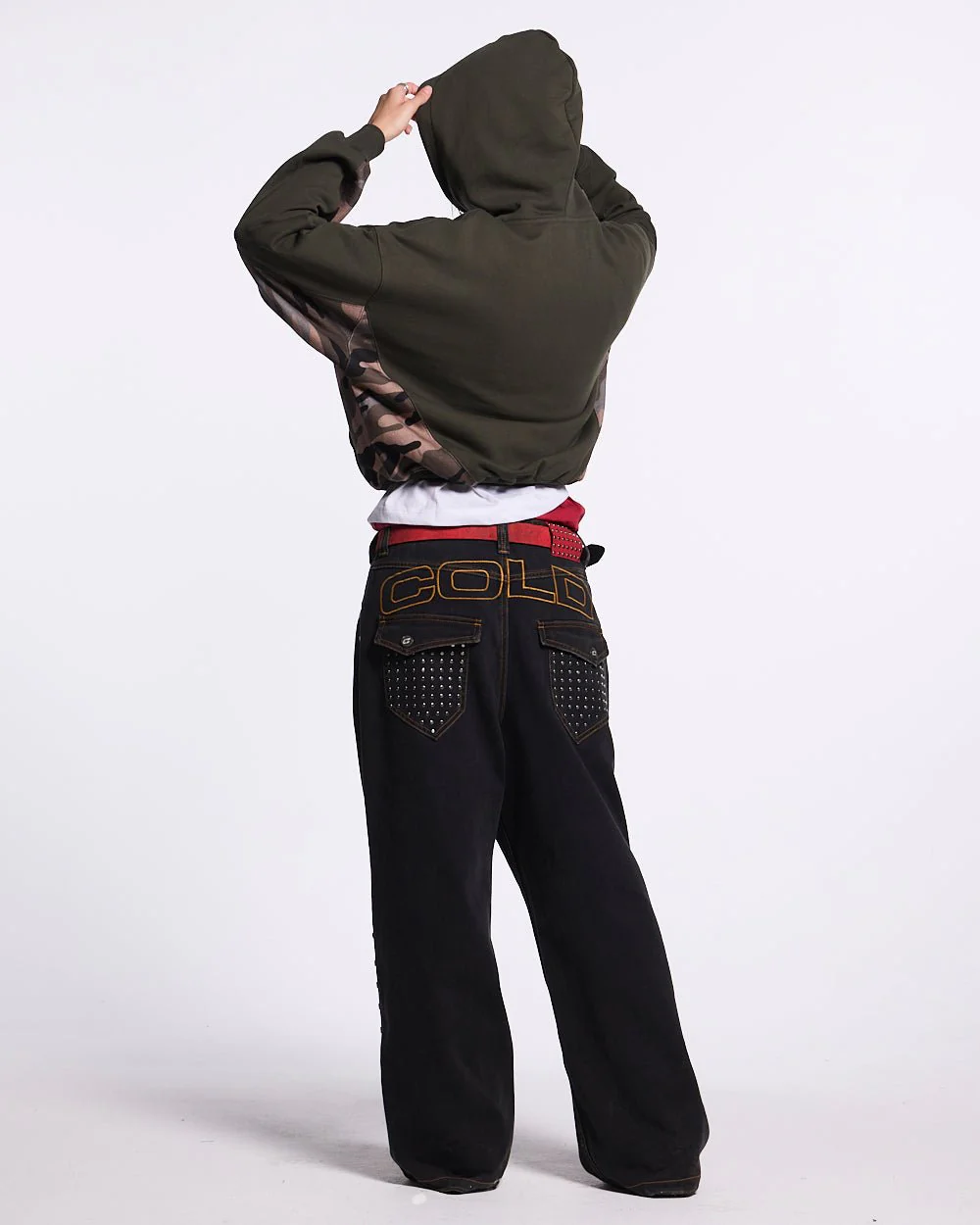 RACING CAMO HOODIE DARK GREEN - Image 6