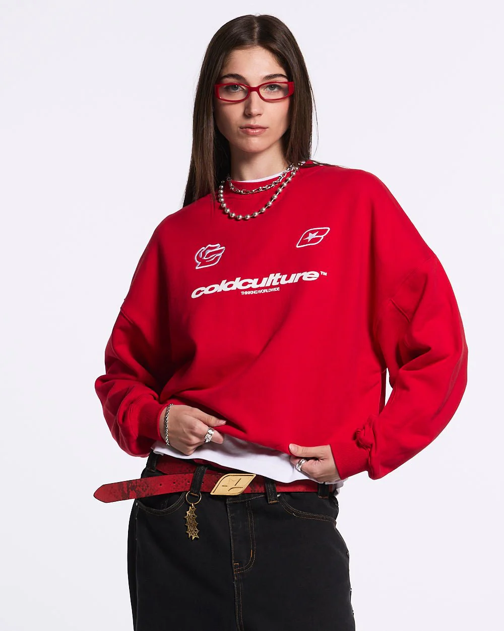 RACING CREWNECK RED - Image 6